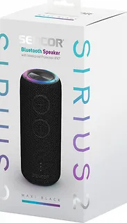 Sencor Głośnik bluetooth SIRIUS 2 MAXI B moc 30W, LED, TWS