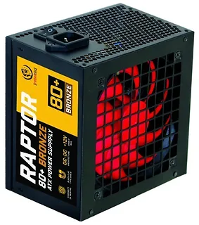 Rebeltec Zasilacz ATX RAPTOR 700W,BRONZE 80+,Single Rail,DC-DC