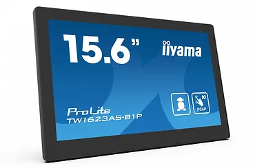 IIYAMA Monitor 16 cali TW1623AS-B1P,10P.DOT.IPS,ANDROID13,WIFI,24/7,RJ45,   HDMI,3xUSB