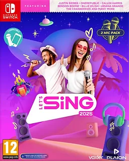 Plaion Gra Nintendo Switch Lets Sing 2025 2-mic