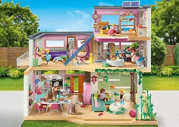 Playmobil Zestaw figurek My Life 71607 Dom z ogrodem zimowym