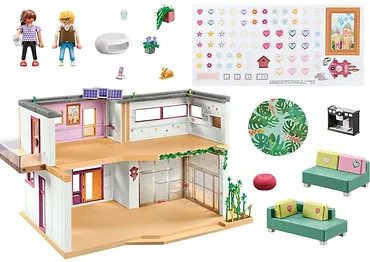 Playmobil Zestaw figurek My Life 71607 Dom z ogrodem zimowym