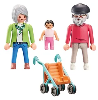 Playmobil Zestaw figurek My Life 71613 Dziadkowie z wnukiem