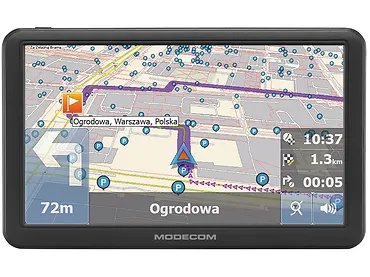 Nawigacja samochodowa GPS + MapFactor mapy Europy MODECOM FreeWAY CX 7.4