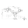 Neomounts Uchwyt  biurkowy podwójny na monitory DS65S-950BL2