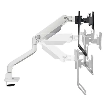 Neomounts Uchwyt NEXT One Desk Mount, double display crossbar (topfix clamp)