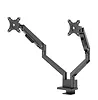 Neomounts Ramię NEXT Slim Desk Mount, double display (topfix clamp/grommet