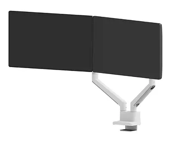 Neomounts Ramię NEXT Slim Desk Mount, double display (topfix clamp/grommet)