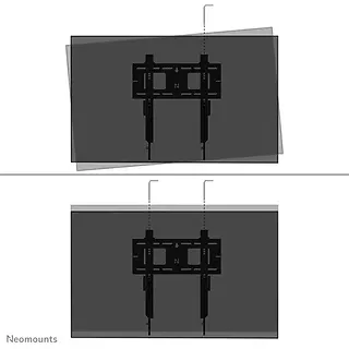 Neomounts Uchwyt ścienny LEVEL-750 (XL, 100 kg, podpórka, blokowana)