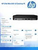 HP Inc. Komputer Elite Mini 800 G9 i7-13700/512GB/16GB/W11P      5M9T3EA