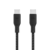 Belkin Kabel w oplocie USB-C do USB-C 100W 2m czarny