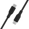 Belkin Kabel w oplocie USB-C do USB-C 100W 2m czarny