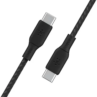 Belkin Kabel w oplocie USB-C do USB-C 100W 3m czarny