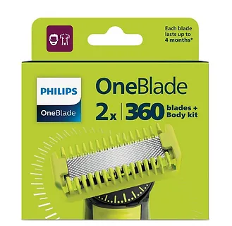 Philips Akcesoria do OneBlade 360 2 sztuki QP624/50