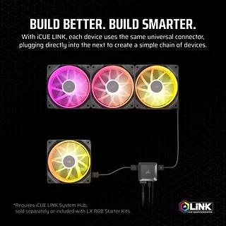 Corsair Wentylator iCUE LINK LX120 RGB 120mm Single Fan