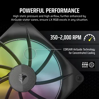 Corsair Wentylator iCUE LINK LX140 RGB 140mm Single Fan