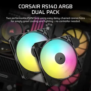 Corsair Wentylator RS140 ARGB 140mm Fan Single Pack