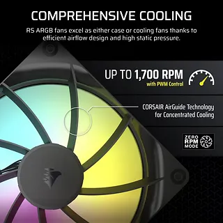 Corsair Wentylator RS140 ARGB 140mm Fan Single Pack