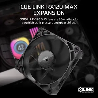 Corsair Wentylator iCUE LINK RX120 MAX 120mm Single Fan