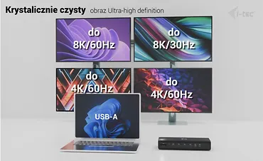 i-tec Stacja dokująca uniwersalna 6x 4K/60Hz Display PD 140W