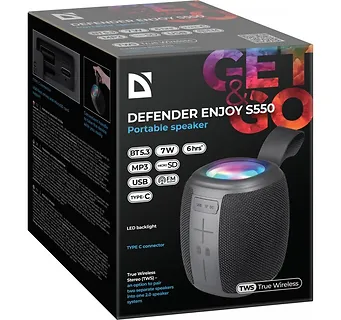 Defender Głośnik Bluetooth ENJOY S550 Czarny