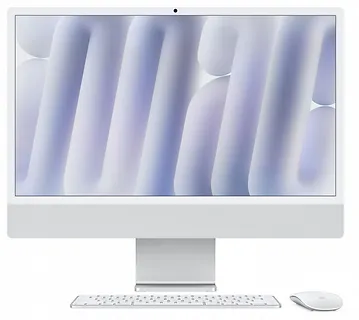 Apple iMac 24 cale: M4 10/10, 24GB, 512GB SSD - Srebrny