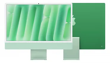 Apple iMac 24 cale: M4 10/10, 24GB, 512GB SSD - Zielony