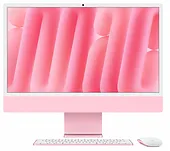 Apple iMac 24 cale: M4 10/10, 24GB, 512GB SSD - Różowy