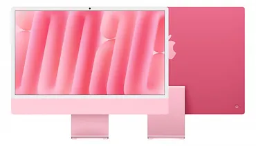 Apple iMac 24 cale: M4 10/10, 24GB, 512GB SSD - Różowy