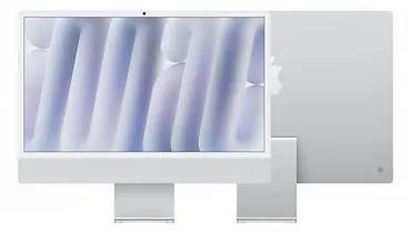 Apple iMac 24 cale: M4 10/10, 16GB, 256GB SSD - Srebrny Nano