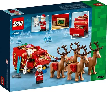 LEGO Klocki 40499 Sanie Świętego Mikołaja