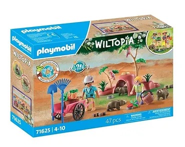 Playmobil Zestaw z figurkami Wiltopia 71625 Schronienie dla wombatów