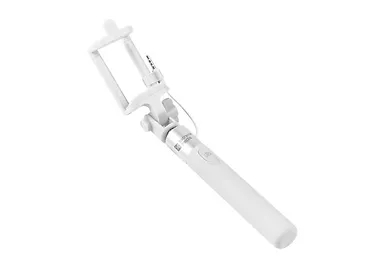 Natec Selfie stick Monopod przewodowy SF-20W Biały