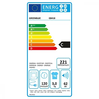 GreenBlue Suszarka elektryczna bębnowa do ubrań GB410