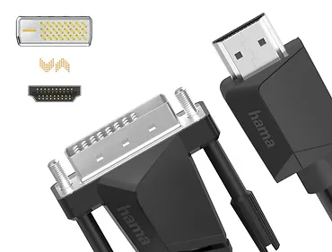 Hama Kabel HDMI-DVI/D 4k 3m