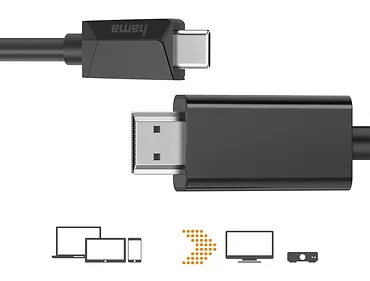 Hama Kabel USB-C HDMI 4k 1,5m