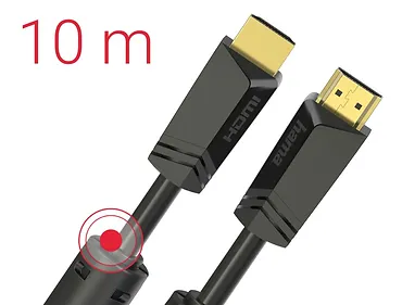 Hama Kabel HDMI 2.0b 4k 10m pozłacane końcówki