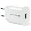 everActive Ładowarka sieciowa 1X USB 18W QC3.0 Biała