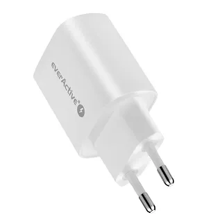 everActive Ładowarka sieciowa 1X USB 18W QC3.0 Biała