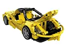 Klocki Open Bricks - Sports Car Yellow