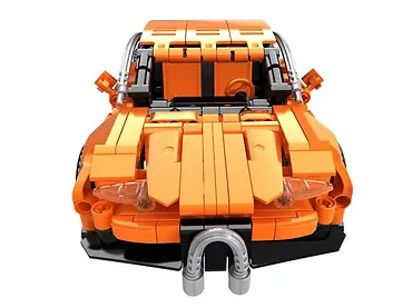 Klocki Open Bricks - Sports Car Orange