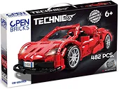 Klocki Open Bricks - Sports Car Red