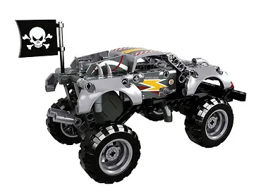 Klocki Open Bricks - Monster Truck Silver