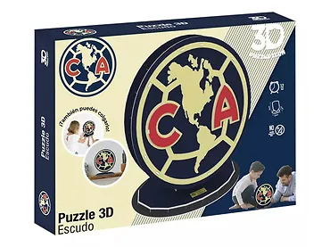 Puzzle 3D Replika Herbu Club América