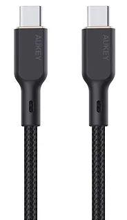 AUKEY CB-KCC101 kevlarowy kabel USB C - USB C | 1m | 5A | 100W PD | 20V