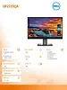 Dell Monitor UP2720QA 27 cali IPS UHD/HDMI/DP/Thunderbolt 3/3Y PPG