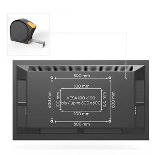 Hama Uchwyt LCD/LED motion XL 100 cali