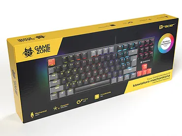 Klawiatura Tracer Gamezone Blade 87 RGB TRAKLA47374