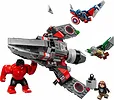 LEGO Klocki Super Heroes 76292 Kapitan Ameryka kontra Czerwony Hulk -  bitwa