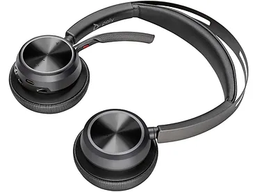 Słuchawki nauszne Poly Voyager Focus 2 + stacja ładująca